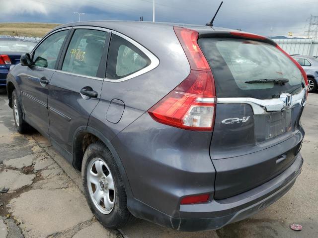Photo 3 from auction – 2015 HONDA CR-V LX with VIN 5J6RM4H3XFL030609