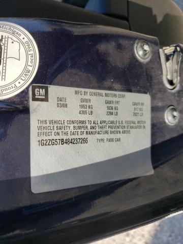 Photo 10 from auction – 2008 PONTIAC G6 BASE with VIN 1G2ZG57B484237266