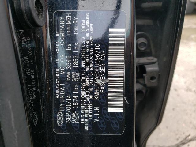 Photo 10 from auction – 2014 HYUNDAI ACCENT GLS with VIN KMHCT5AE0EU196710