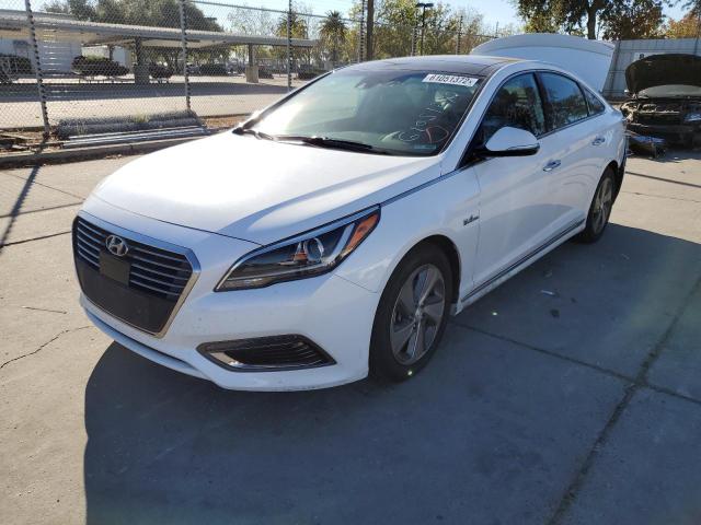 Photo 2 from auction – 2017 HYUNDAI SONATA HYB with VIN KMHE34L36HA074471