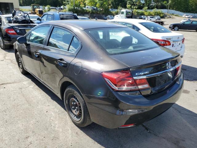 Photo 3 from auction – 2014 HONDA CIVIC LX with VIN 2HGFB2F57EH557916