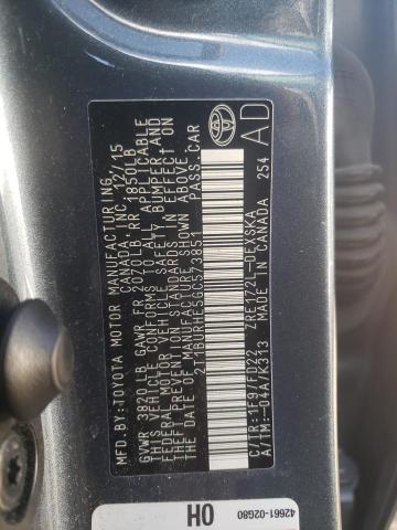 Photo 10 from auction – 2016 TOYOTA COROLLA L with VIN 2T1BURHE5GC573851