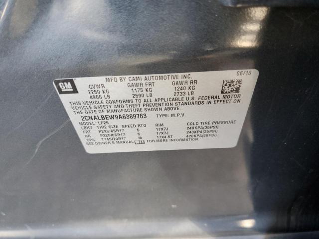 Photo 10 from auction – 2010 CHEVROLET EQUINOX LS with VIN 2CNALBEW9A6389763