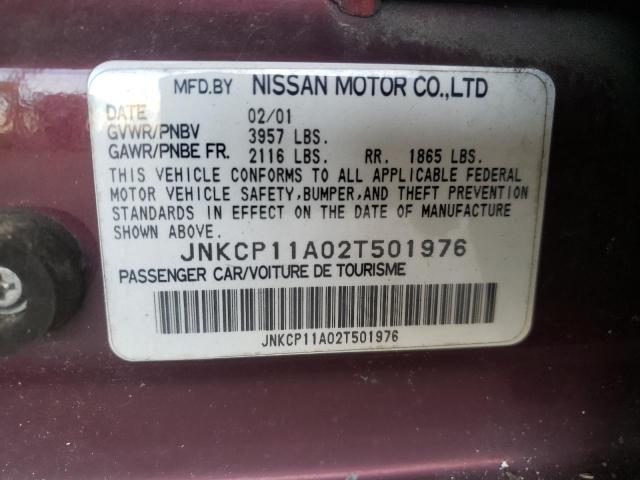 Photo 10 from auction – 2002 INFINITI G20 with VIN JNKCP11A02T501976