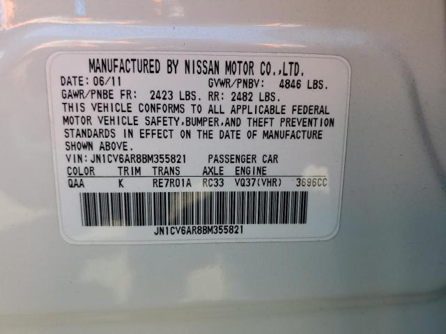 Photo 10 from auction – 2011 INFINITI G37 with VIN JN1CV6AR8BM355821