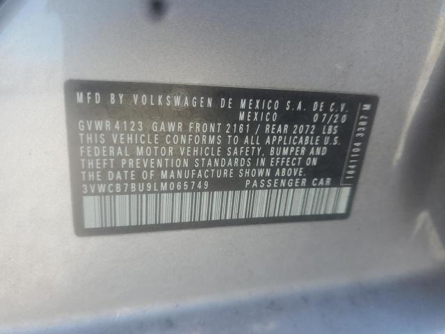 Photo 10 from auction – 2020 VOLKSWAGEN JETTA S with VIN 3VWCB7BU9LM065749