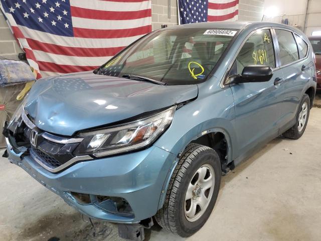 Photo 2 from auction – 2015 HONDA CR-V LX with VIN 5J6RM4H39FL128417