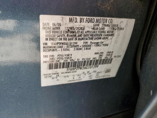 Photo 10 from auction – 2010 FORD TAURUS LIM with VIN 1FAHP2FW2AG101299