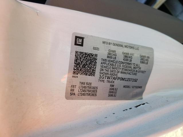 Photo 14 from auction – 2021 GMC SAVANA G25 with VIN 1GTW7AFP0M1237152