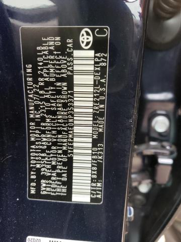 Photo 10 from auction – 2022 TOYOTA COROLLA LE with VIN 5YFEPMAE0NP353371