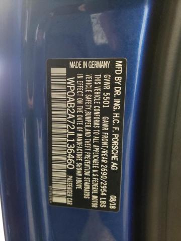 Zdjęcie 10 z aukcji – 2018 PORSCHE PANAMERA 4 z VIN WP0AB2A72JL136460