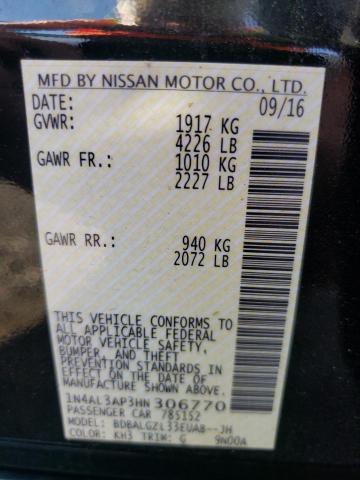 Photo 10 from auction – 2017 NISSAN ALTIMA with VIN 1N4AL3AP3HN306770