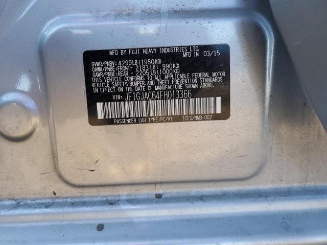 Photo 10 from auction – 2015 SUBARU IMPREZA PR with VIN JF1GJAC64FH013366