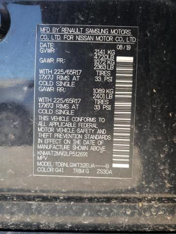 Photo 10 from auction – 2020 NISSAN ROGUE S with VIN KNMAT2MV2LP512691