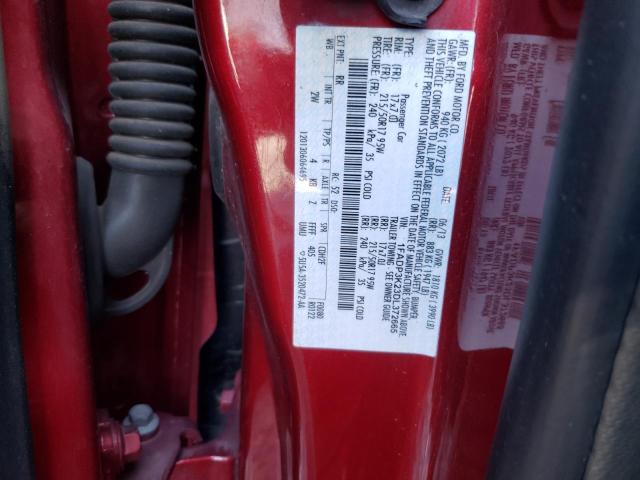 Photo 10 from auction – 2013 FORD FOCUS SE with VIN 1FADP3K23DL372665