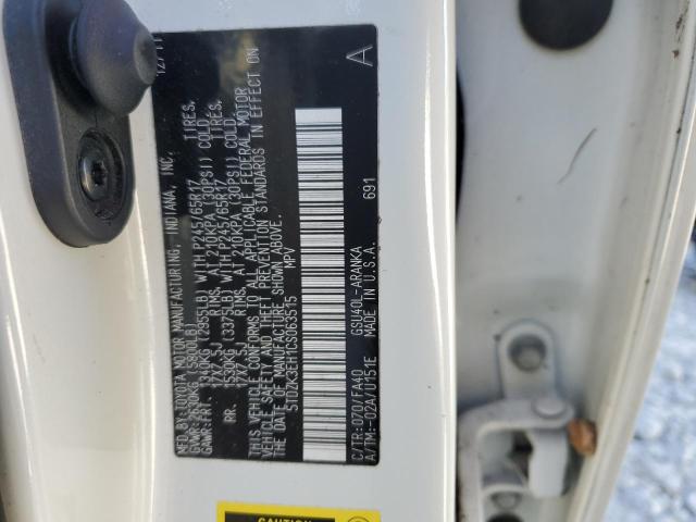 صورة رقم 10 من المزاد - 2012 TOYOTA HIGHLANDER مع VIN 5TDZK3EH1CS063515