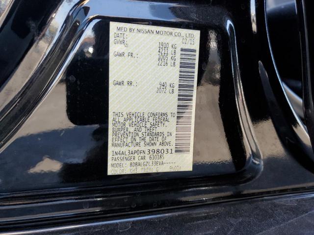Photo 10 from auction – 2015 NISSAN ALTIMA 2.5 with VIN 1N4AL3AP0FN398031