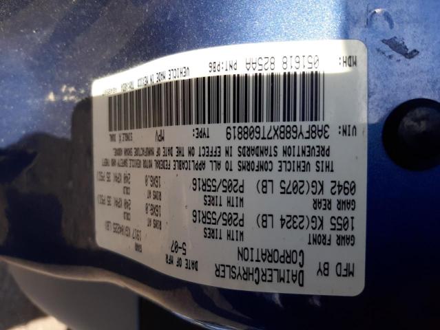 Photo 10 from auction – 2007 CHRYSLER PT CRUISER with VIN 3A8FY68BX7T608819