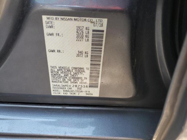 Photo 10 from auction – 2018 NISSAN ALTIMA 2.5 with VIN 1N4AL3AP0JC287516