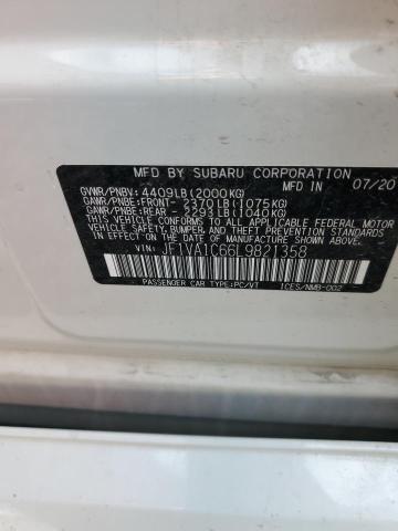 Photo 10 from auction – 2020 SUBARU WRX PREMIU with VIN JF1VA1C66L9821358
