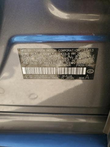 Photo 10 from auction – 2014 LEXUS IS 350 with VIN JTHBE1D27E5008505