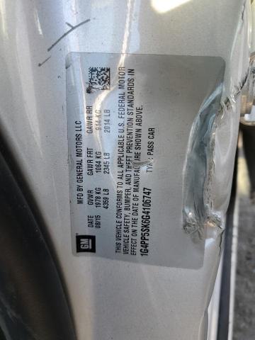 Photo 10 from auction – 2016 BUICK VERANO with VIN 1G4PP5SK6G4106747