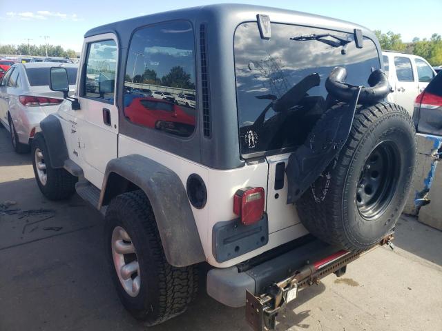Photo 3 from auction – 2000 JEEP WRANGLER / with VIN 1J4FA49S9YP745295