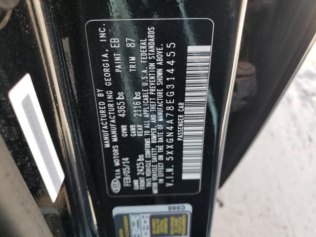 Photo 10 from auction – 2014 KIA OPTIMA EX with VIN 5XXGN4A78EG314455