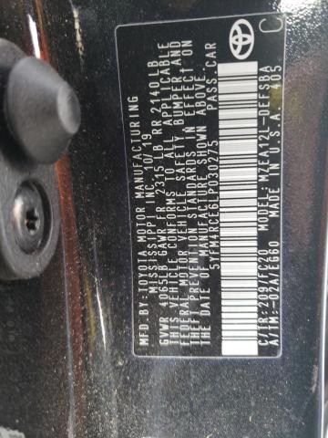 Photo 10 from auction – 2020 TOYOTA COROLLA SE with VIN 5YFM4RCE6LP030275