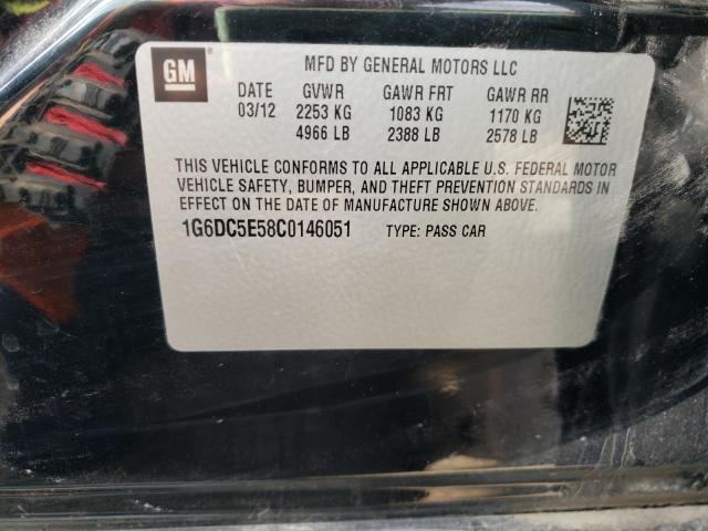 Photo 10 from auction – 2012 CADILLAC CTS with VIN 1G6DC5E58C0146051