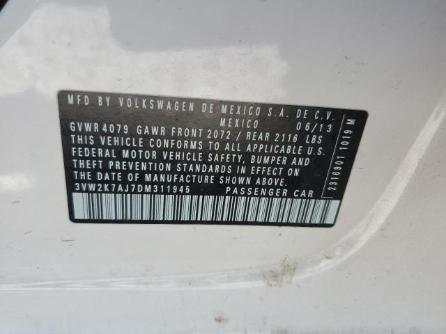 Photo 10 from auction – 2013 VOLKSWAGEN JETTA BASE with VIN 3VW2K7AJ7DM311945