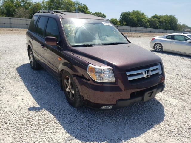 HONDA PILOT EXL 2008 with VIN 5FNYF18508B002982 - Photo from auction