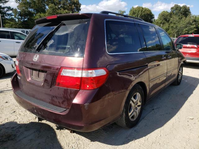 Photo 4 from auction – 2007 HONDA ODYSSEY EX with VIN 5FNRL38707B429278