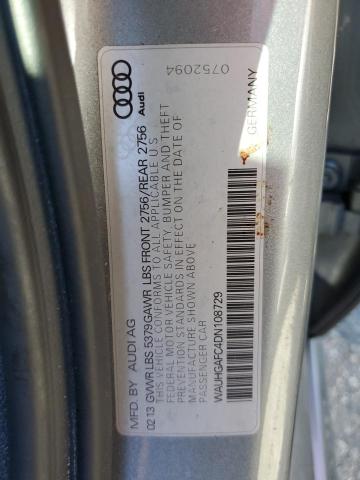 Photo 10 from auction – 2013 AUDI A6 PRESTIG with VIN WAUHGAFC4DN108729