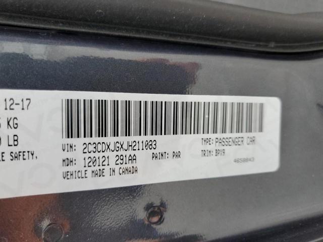 Photo 10 from auction – 2018 DODGE CHARGER GT with VIN 2C3CDXJGXJH211083