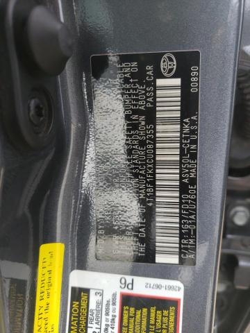 صورة رقم 10 من المزاد - 2012 TOYOTA CAMRY BASE مع VIN 4T1BF1FKXCU087355