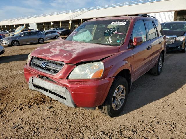 Photo 2 from auction – 2004 HONDA PILOT EXL with VIN 2HKYF18504H515449