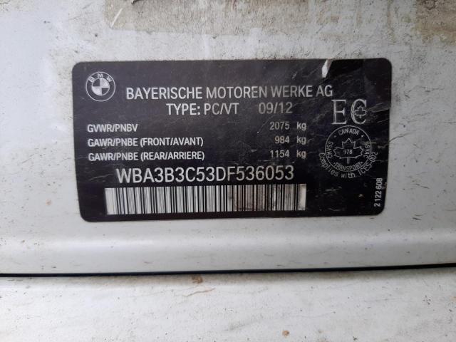 Photo 10 from auction – 2013 BMW 328 with VIN WBA3B3C53DF536053