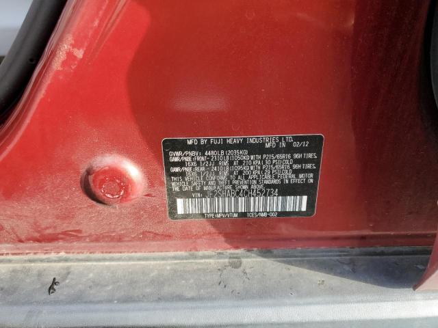 Photo 10 from auction – 2012 SUBARU FORESTER 2 with VIN JF2SHABC4CH452734