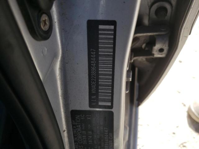 Photo 10 from auction – 2009 KIA RIO BASE with VIN KNADE223896484447