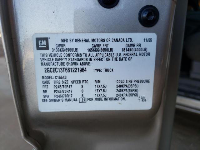 Photo 10 from auction – 2006 CHEVROLET SILVERADO with VIN 2GCEC13T661221964