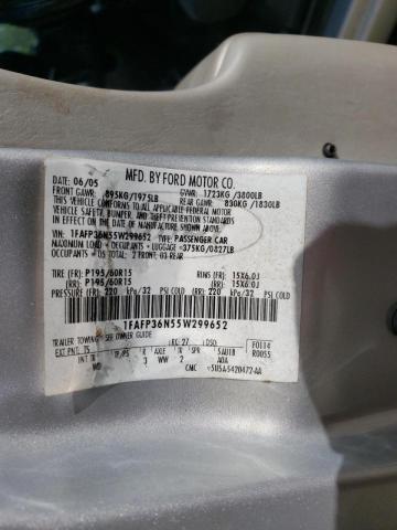 Photo 10 from auction – 2005 FORD FOCUS ZXW with VIN 1FAFP36N55W299652