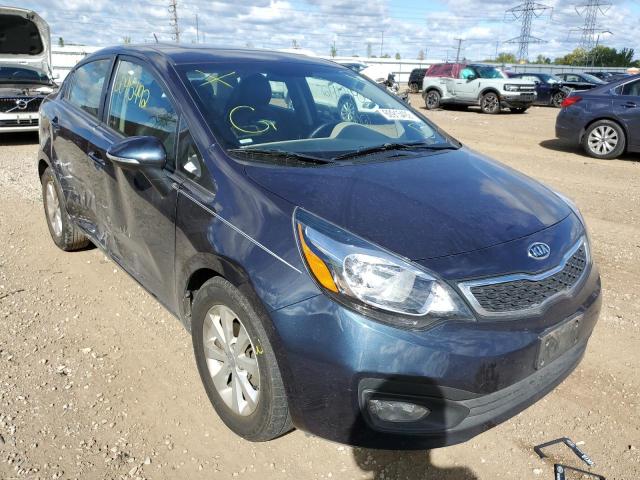 KIA RIO EX 2012 with VIN KNADN4A34C6075642 - Photo from auction