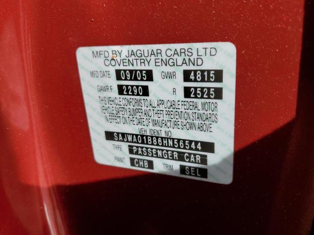 Photo 10 from auction – 2006 JAGUAR S-TYPE 4.2 with VIN SAJWA01B86HN56544