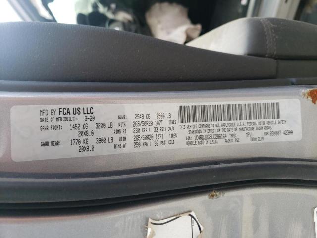 Photo 10 from auction – 2020 DODGE DURANGO GT with VIN 1C4RDJDG5LC286164