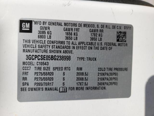 Photo 10 from auction – 2011 CHEVROLET SILVERADO with VIN 3GCPCSE05BG238998