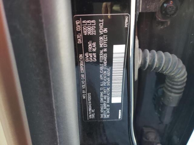 Photo 10 from auction – 2010 VOLVO S80 3.2 with VIN YV1960AS1A1129313