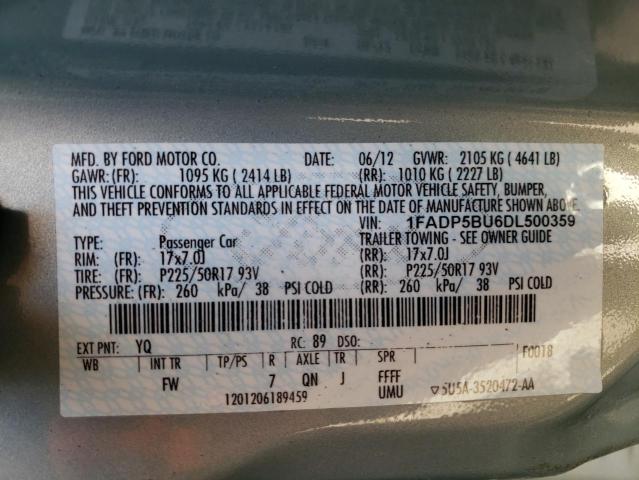 Photo 10 from auction – 2013 FORD C-MAX SEL with VIN 1FADP5BU6DL500359