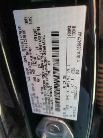 Photo 10 from auction – 2020 FORD ESCAPE TIT with VIN 1FMCU9J91LUB45785