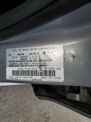 Photo 10 from auction – 2013 MAZDA 3 I with VIN JM1BL1TG1D1764342